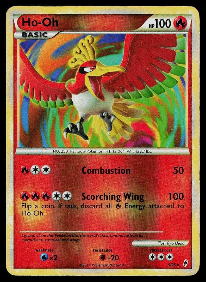 Pokemon Card Call of Legends Ho-Oh 9/95 Reverse Holo Rare