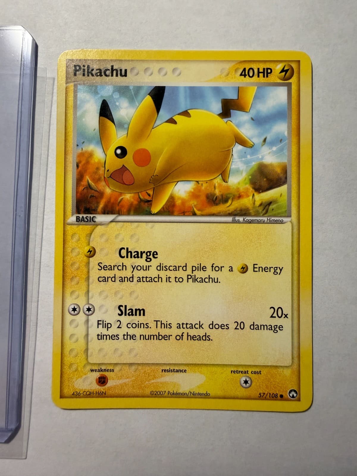 NM Pikachu 57/108 Common Power Keepers Pokemon Near Mint