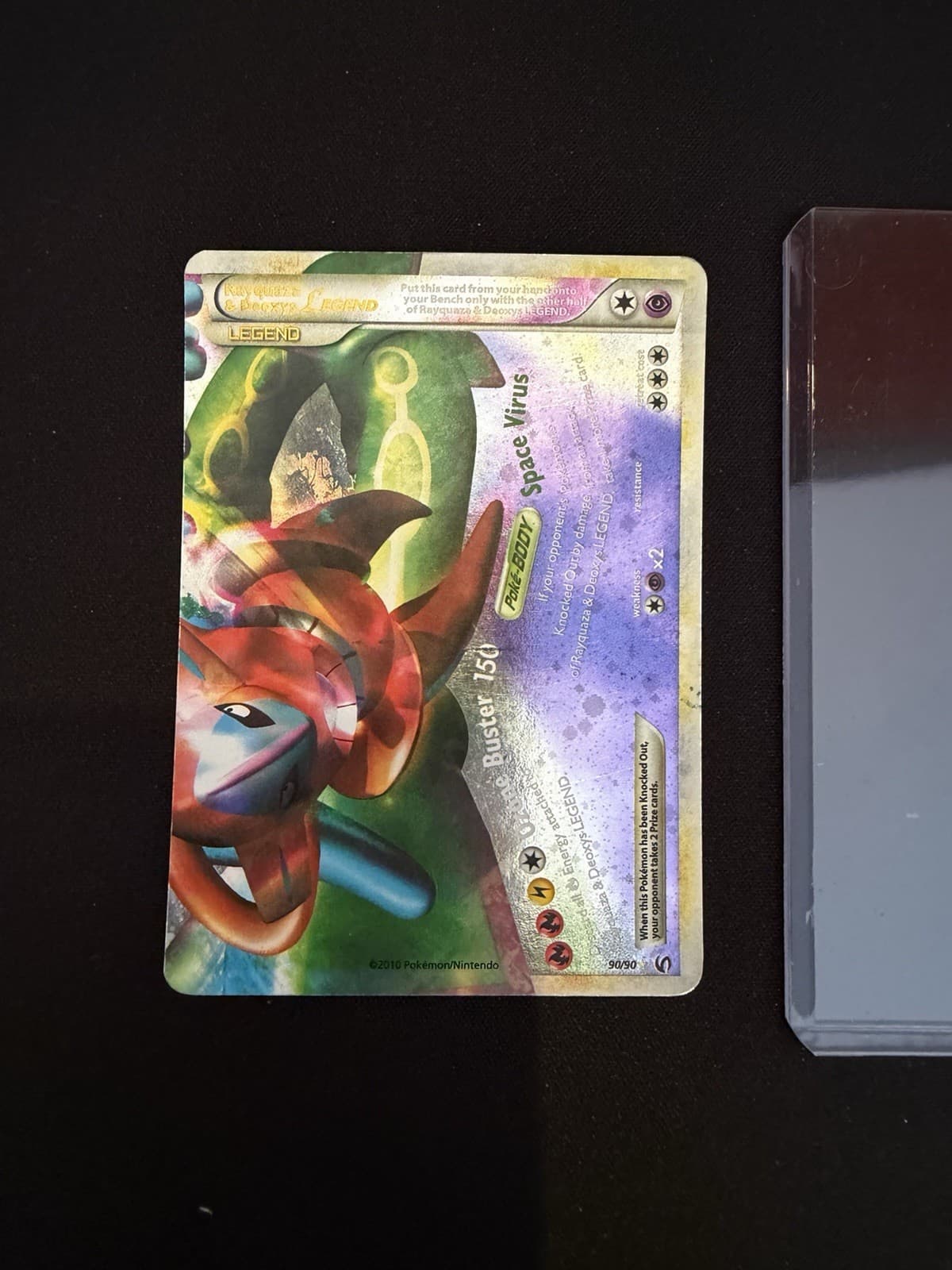 Rayquaza & Deoxys Legend (Bottom) 90/90 Undaunted - Pokemon Card - LP