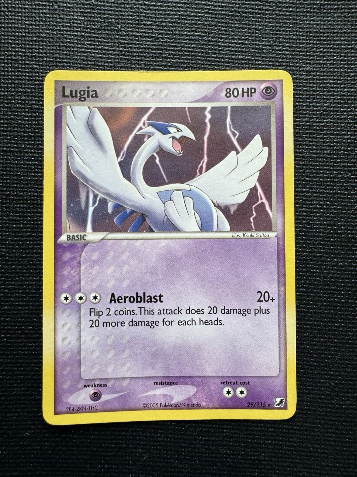 Lugia 29/115 EX Unseen Forces Rare Pokemon 2005 LP
