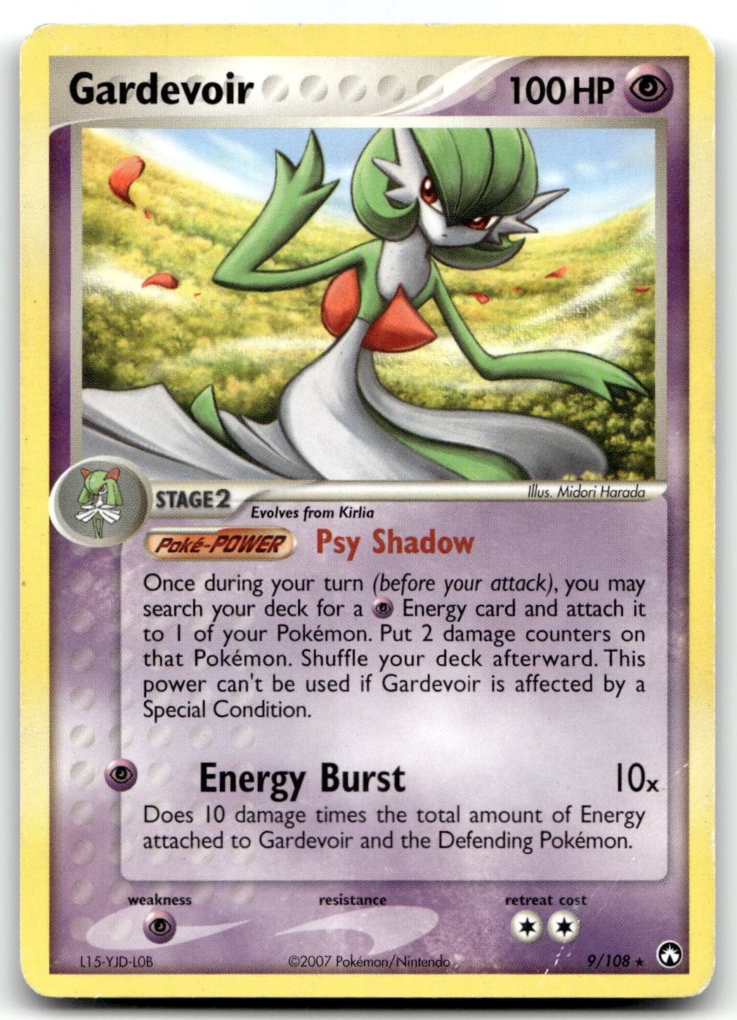 Gardevoir - 9/108 (EX Power Keepers) 009/108 Deck Exclusives Rare Normal Pokemon