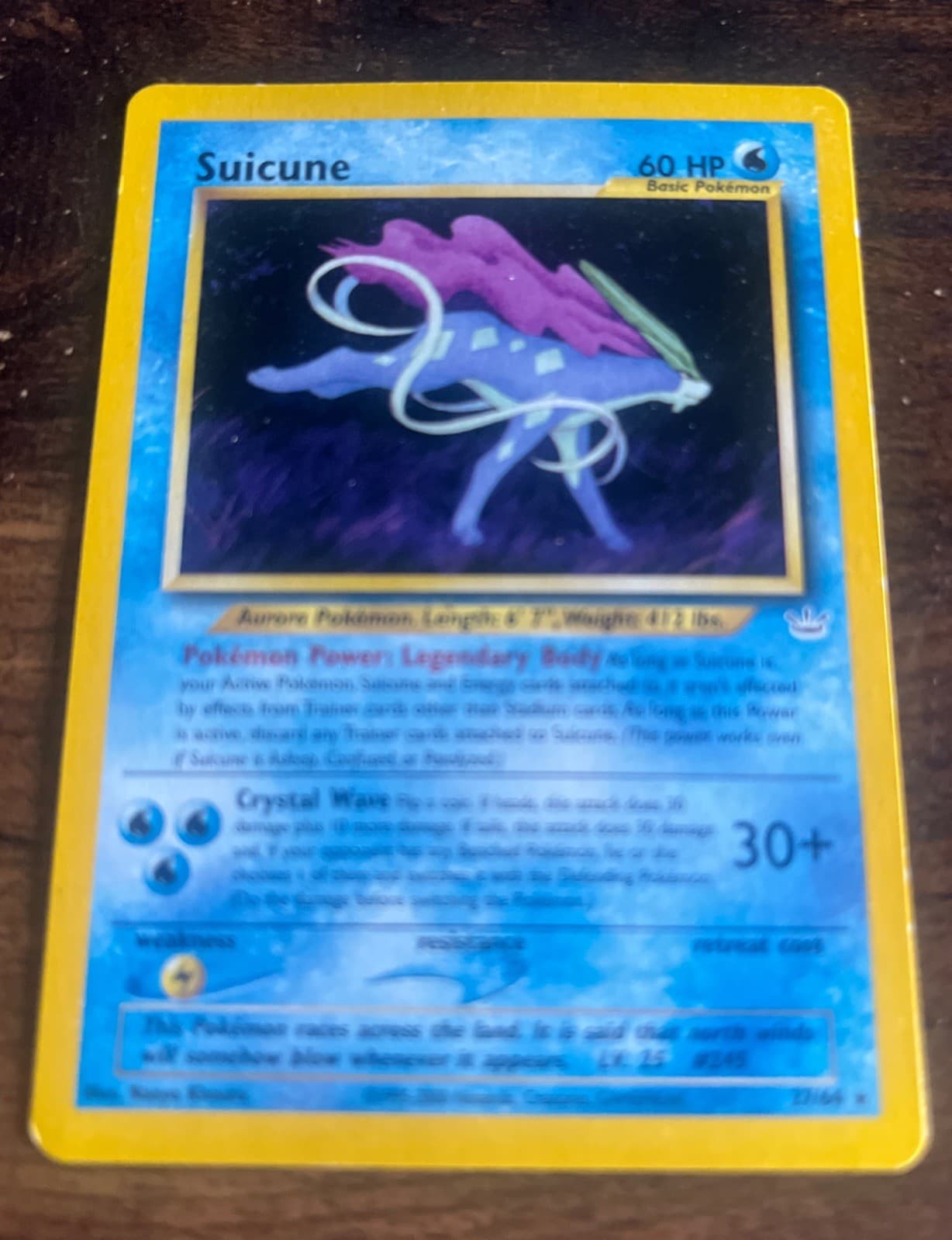 Suicune 27/64 Neo Revelation Regular