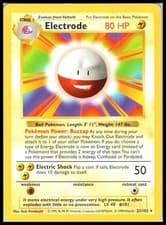 ELECTRODE-Pokemon-Keiji Kinebuchi 21/102 BSS Base Set Shadowless - Unlimited LP