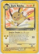 Pokemon Dark Raichu - 7/110 (WotC Legendary Collection) Deck Exclusives 007/110