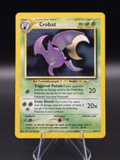 Pokémon TCG Crobat Neo Revelation Holo Rare Card 4/64 Unlimited WOTC Vintage NM
