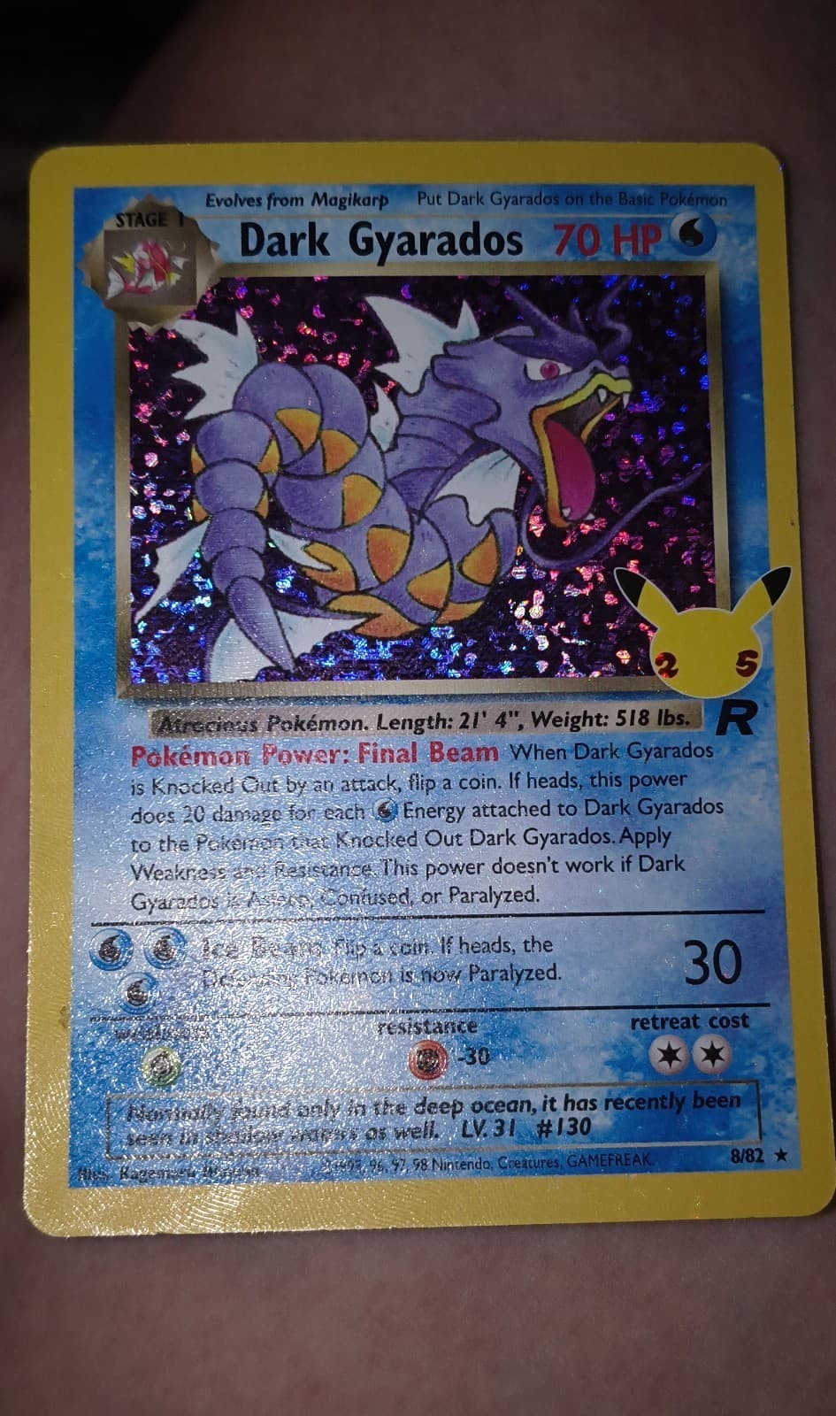 Dark Gyarados 8/82 Team Rocket Holo