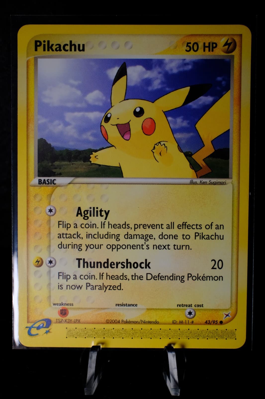 Pikachu - 43/95 - EX Team Magma vs Aqua Non-Holo Common NM