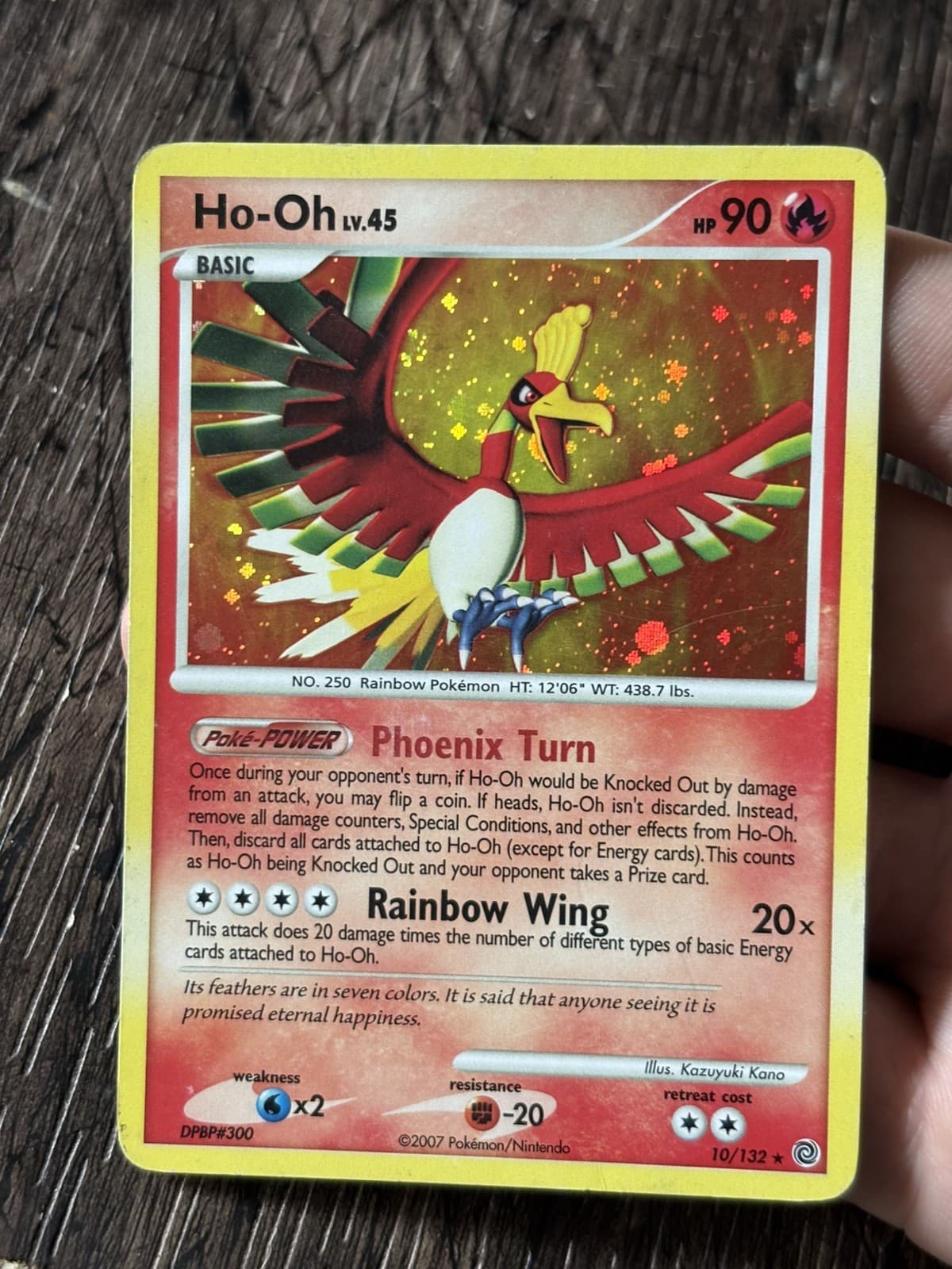 Ho-Oh 10/132 Secret Wonders Pokemon MP - holo