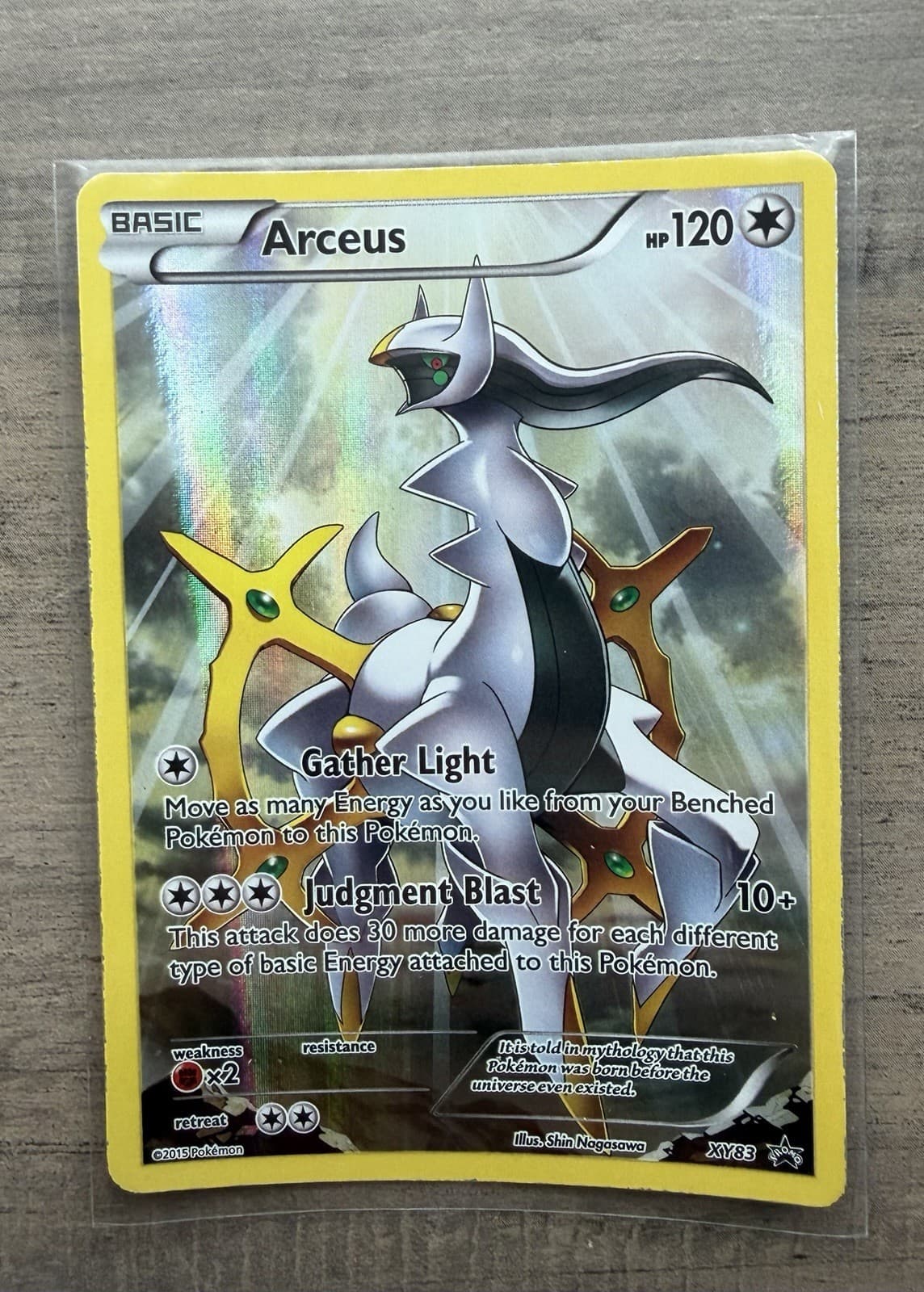 Arceus Full Art XY83 XY Holo Promo