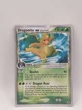 Dragonite ex (Delta Species) 91/101 Dragon Frontiers Holo Ultra Rare Pokemon MP