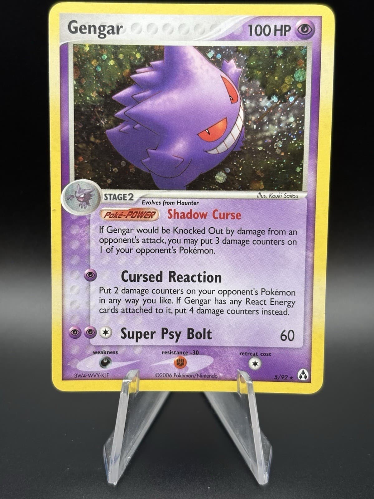 Pokemon TCG Gengar 5/92 Legend Maker Holo See Photos