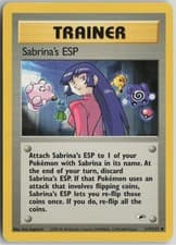 Sabrina's ESP 117/132 Uncommon Gym Heroes Pokemon Unlimited Lightly Played