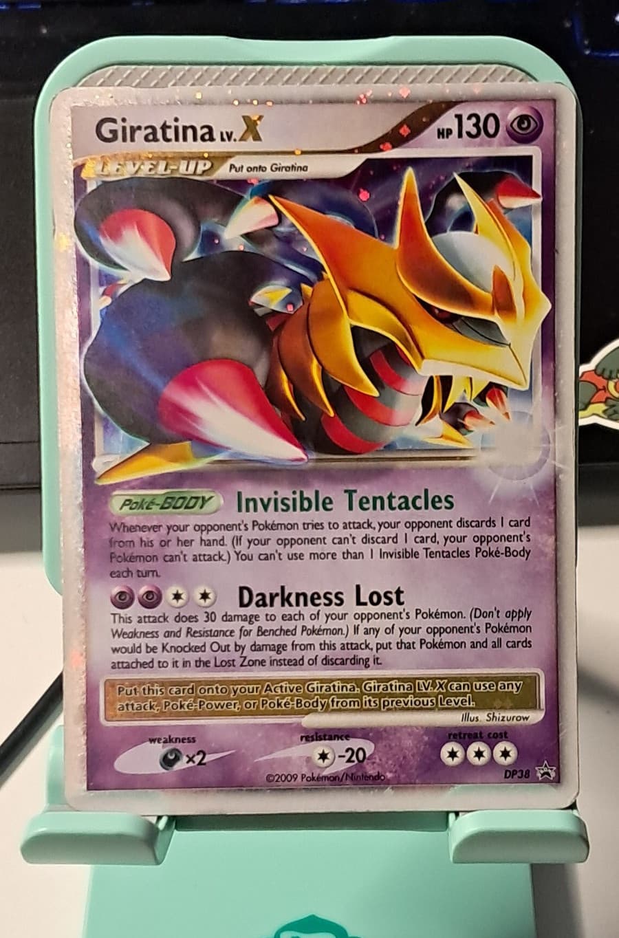 Giratina LV.X DP38 Diamond and Pearl Holo Promo Heavy Play