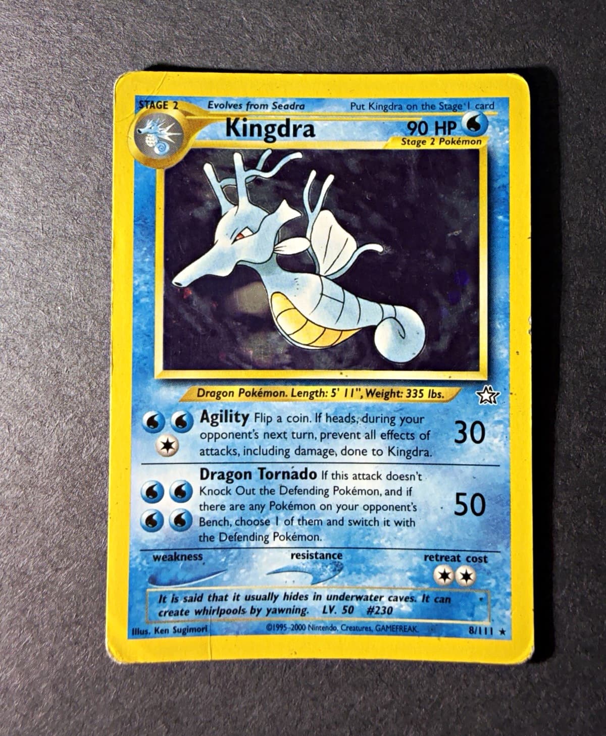 Kingdra 8/111 Neo Genesis Rare 90 HP Stage 2 EN Unlimited