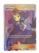 Pokemon Acerola (Full Art) 142/147 SM-Burning Shadows Holo Lightly Played LP