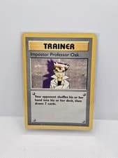 Pokemon Card - Impostor Professor Oak Base Set Shadowless 73/102 1st Edition