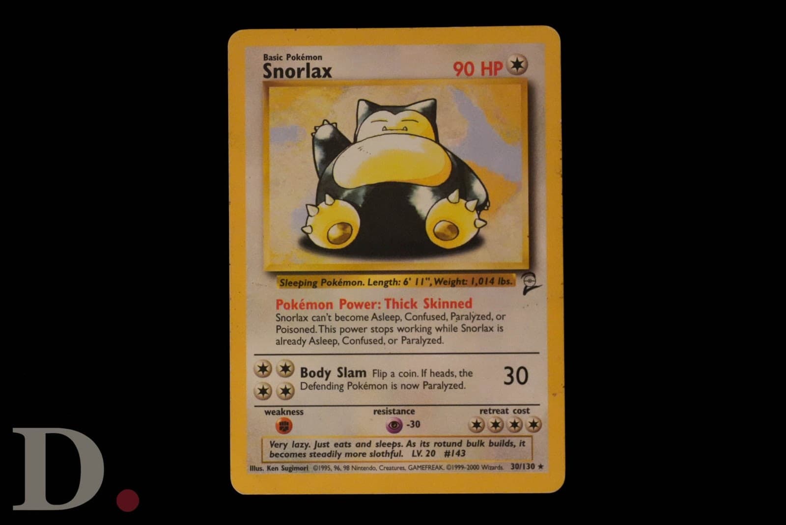 Snorlax 030/130 Base Set 2 Regular
