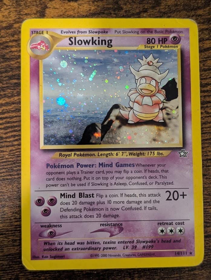 Pokemon: Slowking 14/111 Neo Genesis Holo