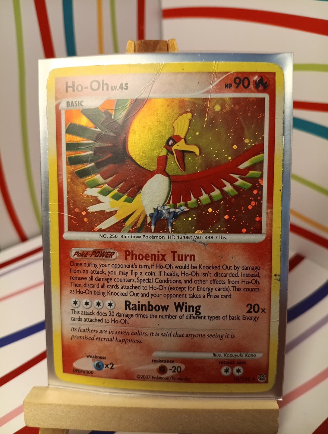 Pokémon TCG Ho-Oh Holo Rare Card Secret Wonders 10/132