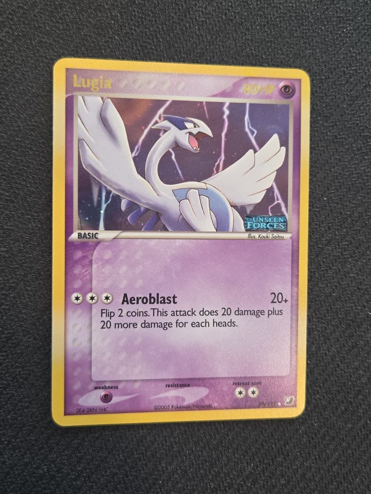 Lugia Unseen Forces 29/111 Stamped Reverse Holo NM/Mint Clean Pokemon Card