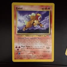 Pokémon Entei Neo Revelation 17/64 Rare Regular 60 HP Unlimited English Card