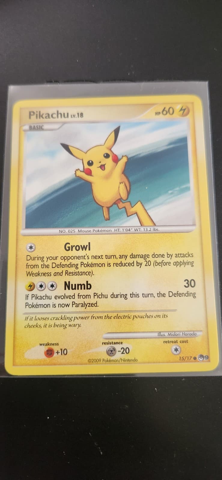 Pikachu 015/017 POP Series 9 Regular