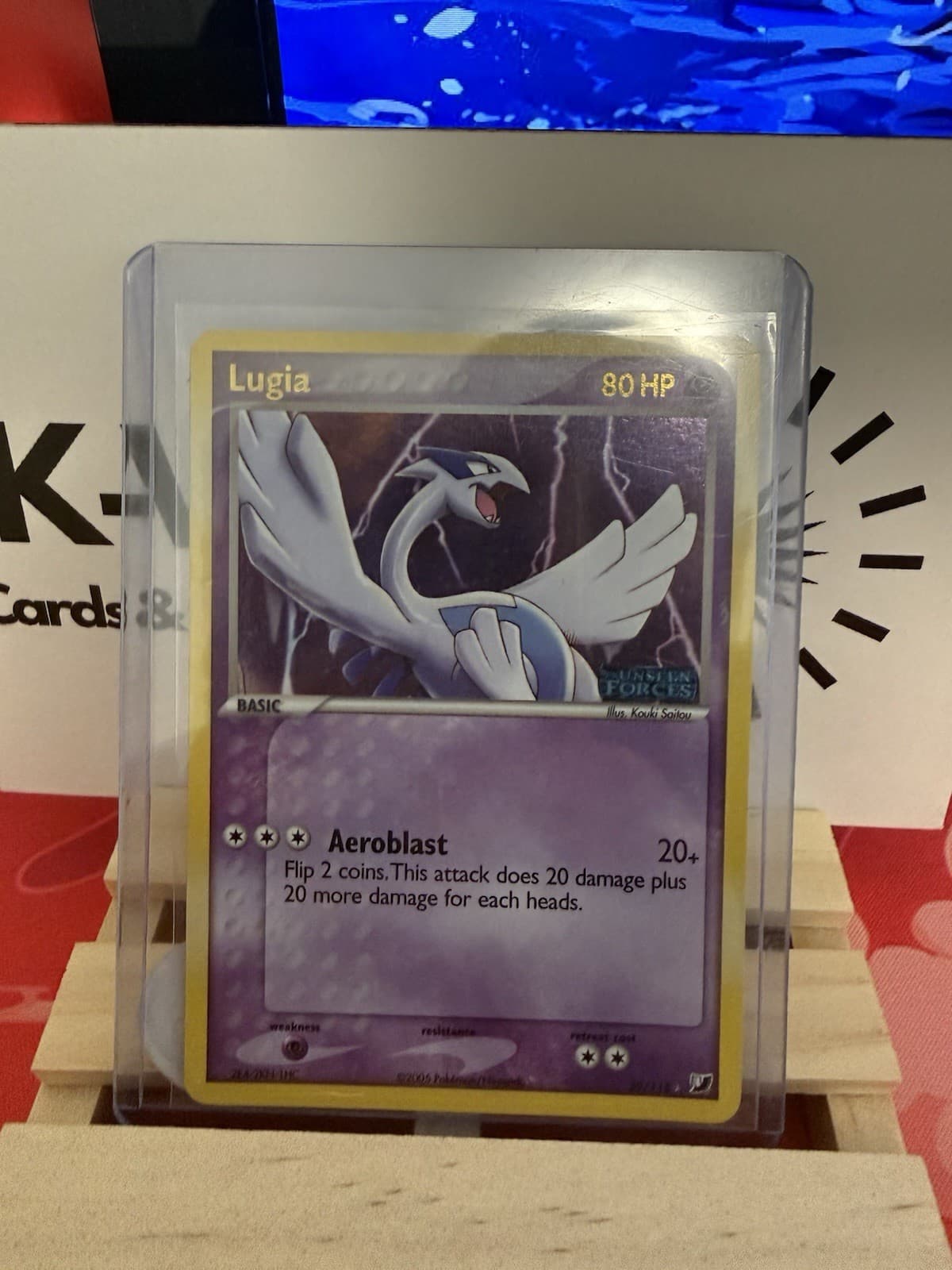 Lugia Unseen Forces 29/111 Stamped Reverse Holo NM Clean Pokemon Card