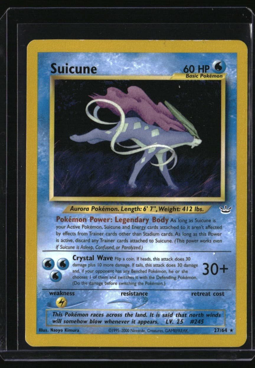 Pokemon Neo Revelation Suicune 27/64 MP