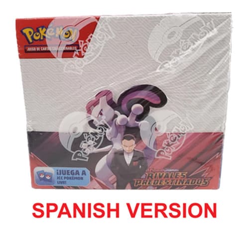 Spanish Booster Box Destined Rivals SV10 Pokemon TCG