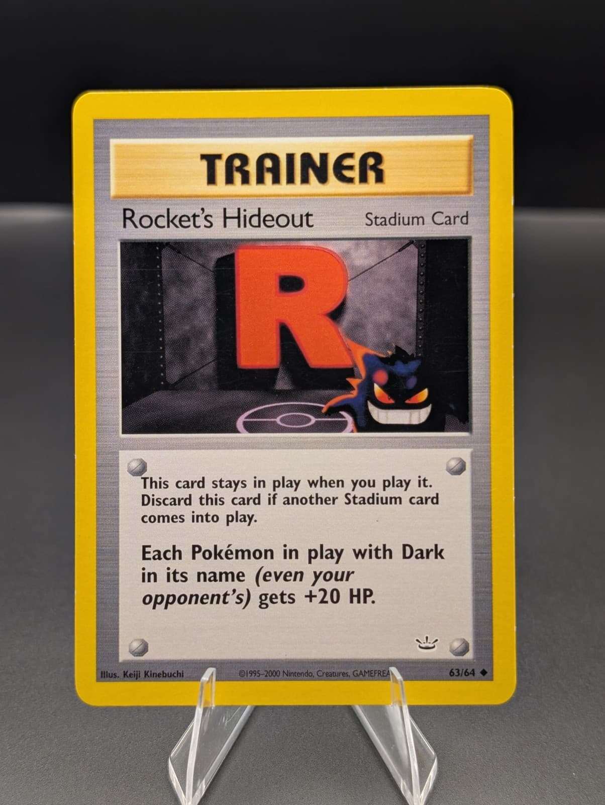Rocket's Hideout 63/64 Pokemon Neo Revelation Unlimited Uncommon LP Pokemon