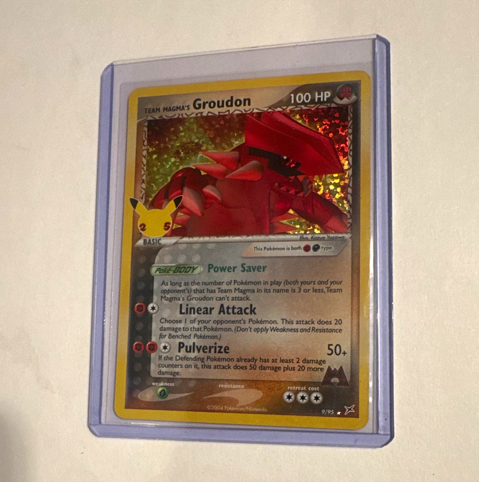 The Pokémon Company Groudon 6/95 Call of Legends Holo Rare English 100 HP Basic