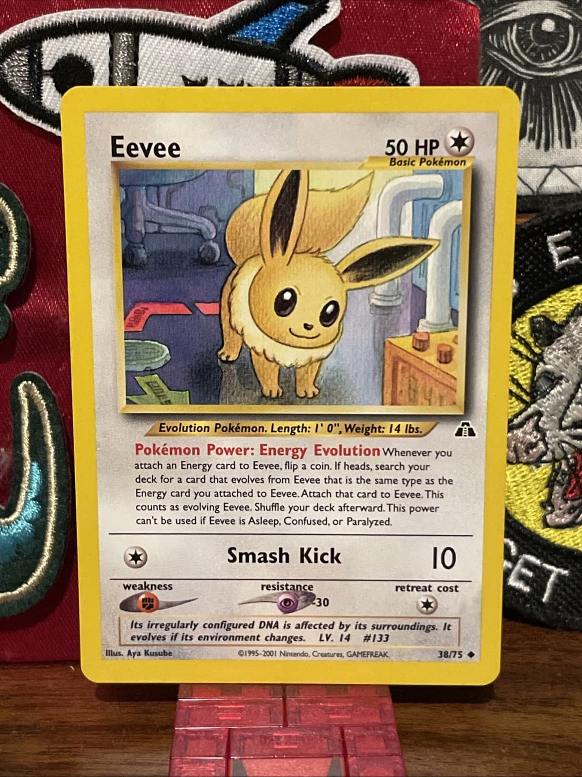 Eevee 38/75 Pokémon TCG Neo Discovery Uncommon NM/MT Unlimited Regular Vintage