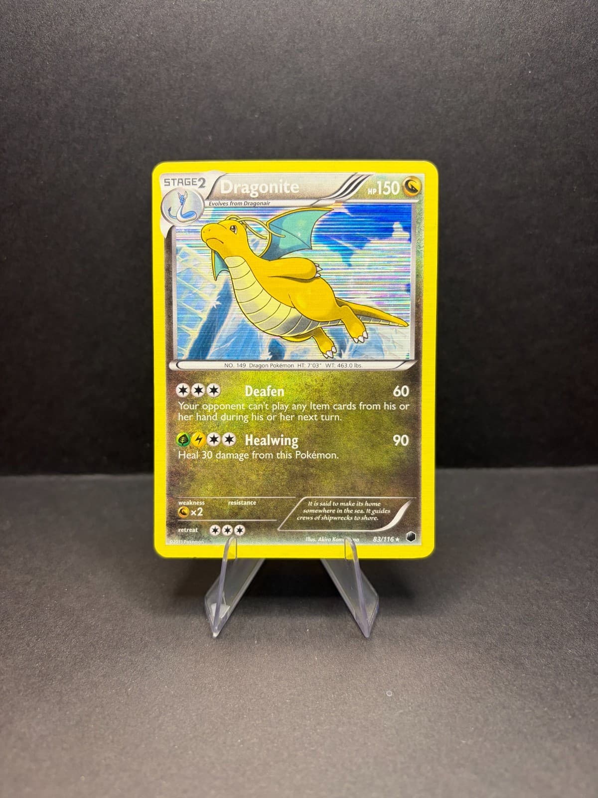 Dragonite 83/116 Holo - Pokémon TCG Plasma Freeze - Lightly Played
