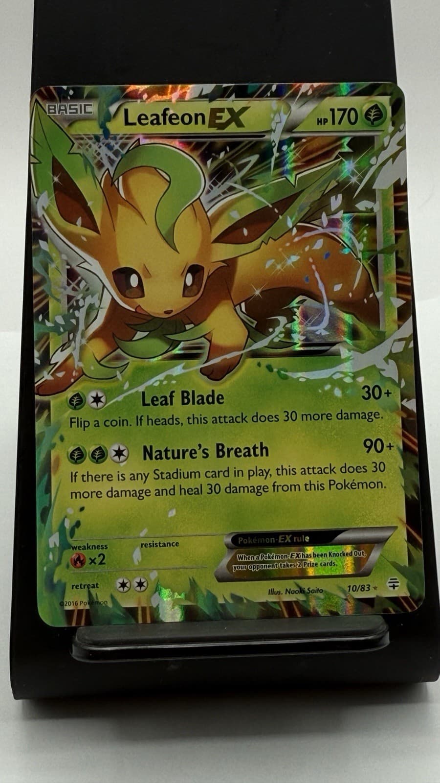 Leafeon EX 10/83 Generations Holo