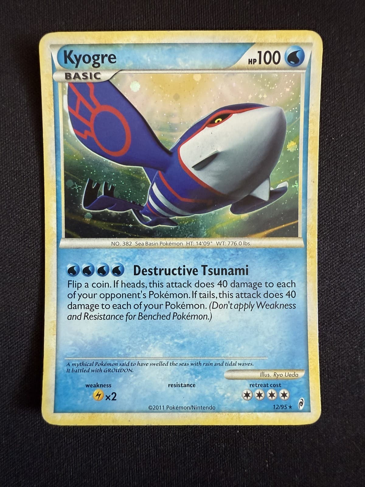 Kyogre 12/95 - Call of Legends - Holo Rare - Pokemon TCG - MP