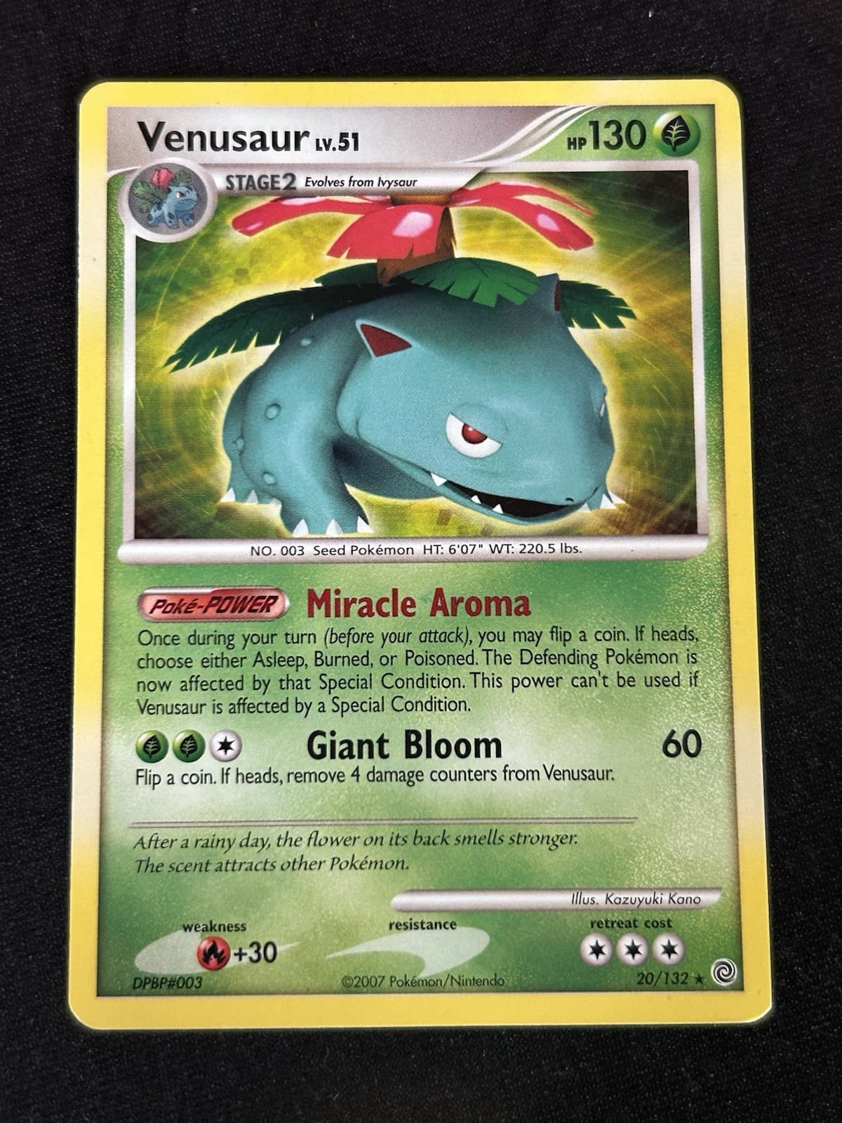 2007 Pokémon Secret Wonders #20/132 Venusaur