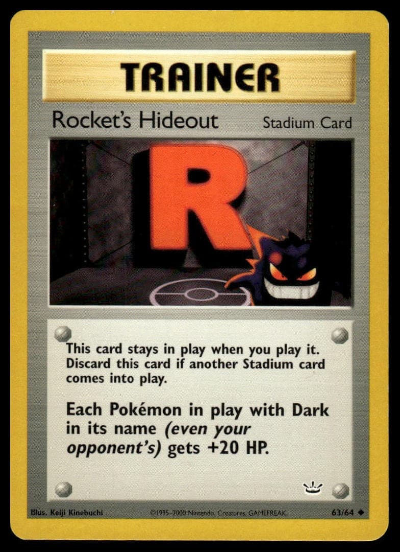 Neo Revelation #63/64 Rocket's Hideout