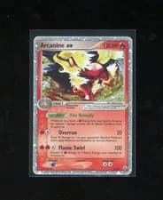 2006 Pokemon EX Legend Maker Arcanine EX Holo Foil Rare 83/92 Vintage Original