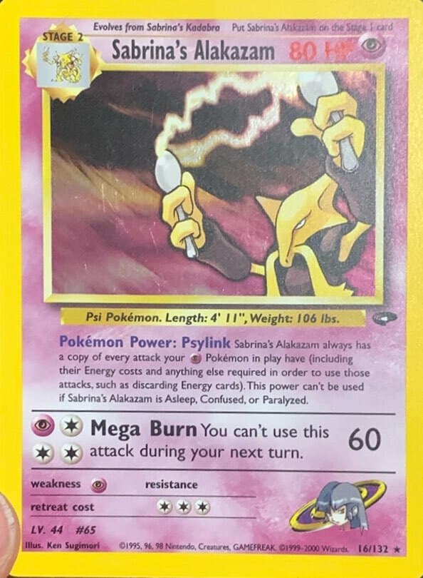 Gym Challenge Sabrina's Alakazam