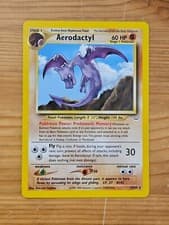 Pokémon TCG Aerodactyl Neo Revelation Unlimited 15/64 Regular Rare LP WOTC.