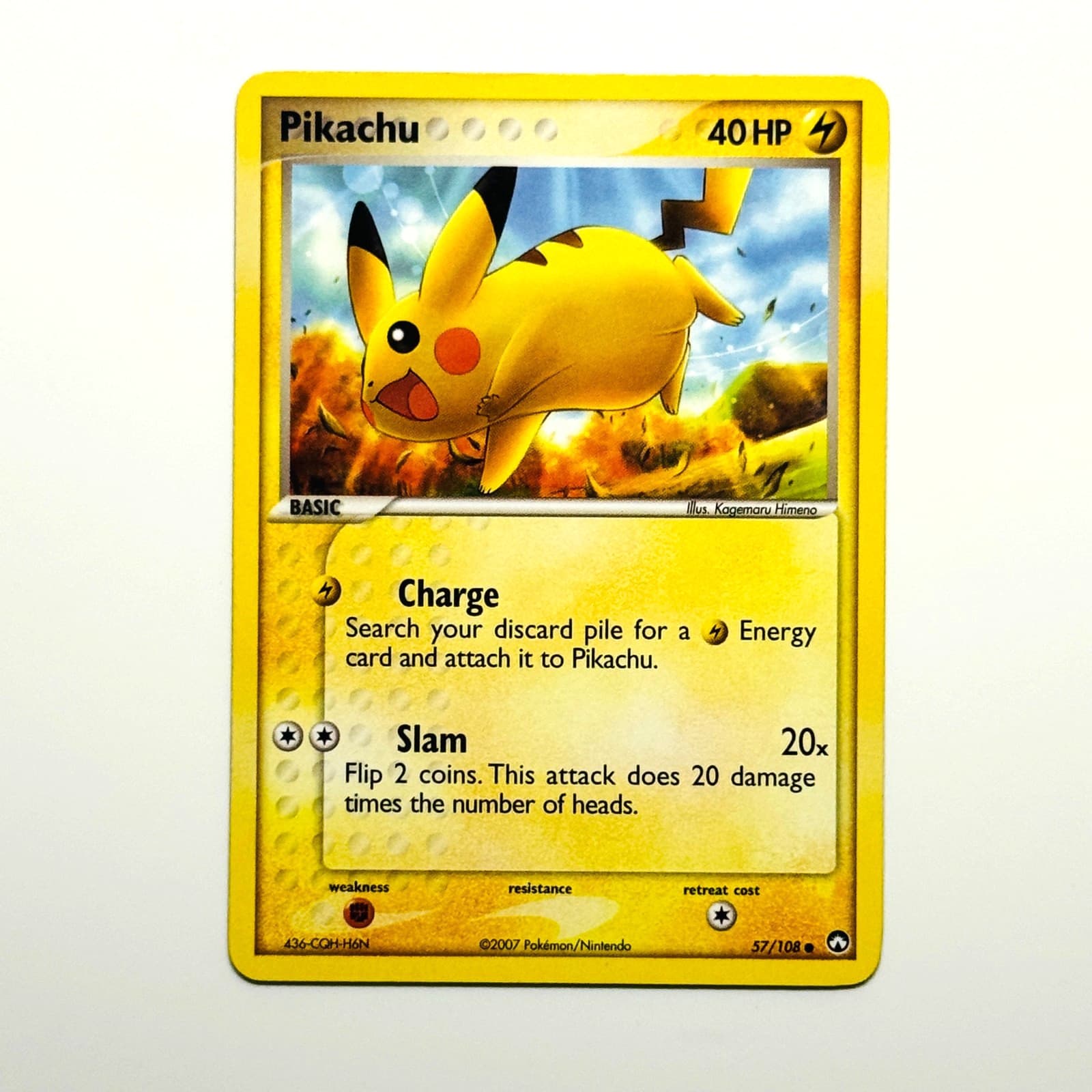 Pikachu 57/108 Power Keepers Regular Pokemon TCG (A)