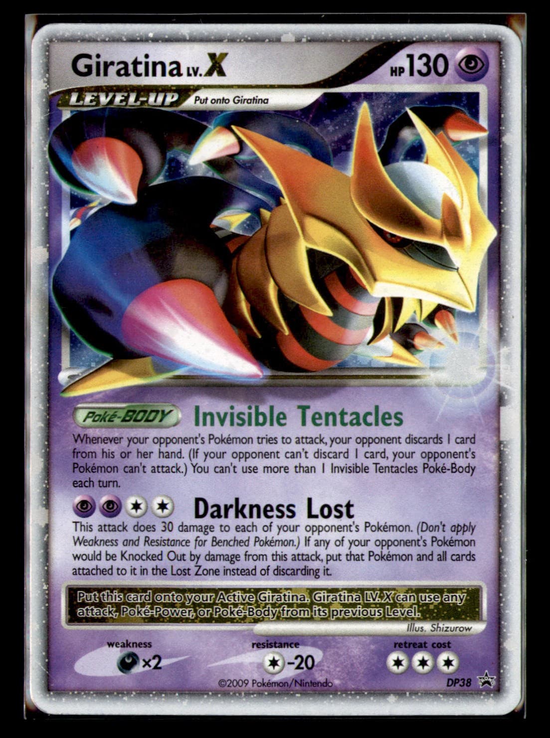 Giratina LV.X Diamond and Pearl Promos Promo,Holo DP38