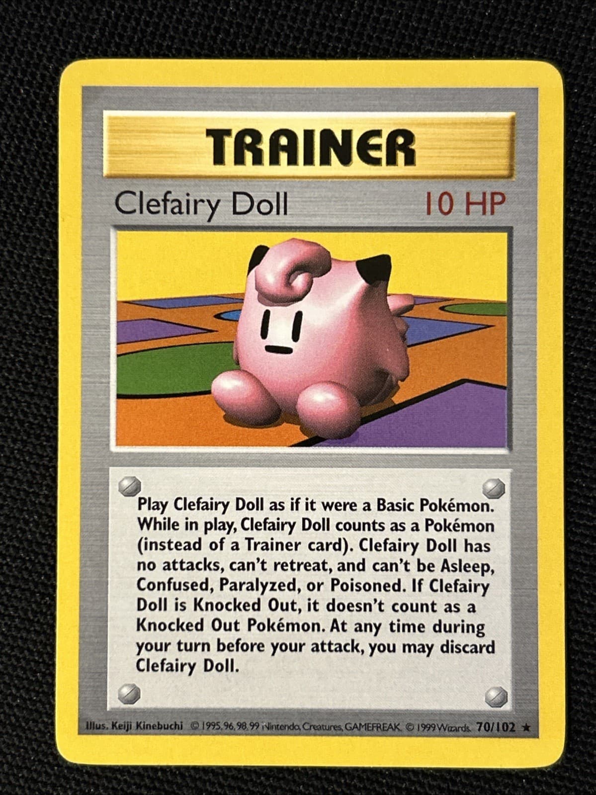 Clefairy Doll 070/102 Base Set (Shadowless) *Near Mint* ‘Never Played’
