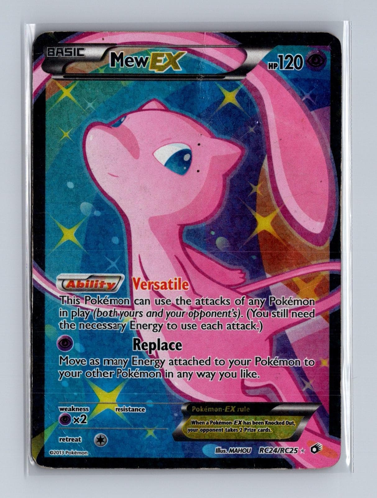 Mew EX (Full Art) RC24 Holo Legendary Treasures: Radiant Collection Pokemon DMG