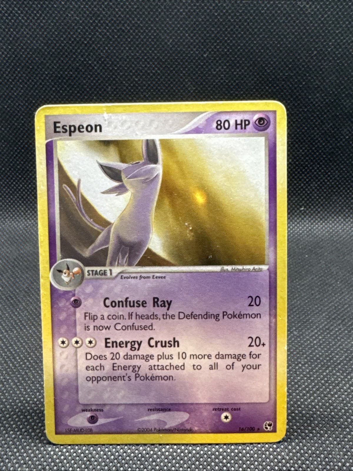 Espeon 16/100 EX Sandstorm Regular HP Pokemon TCG