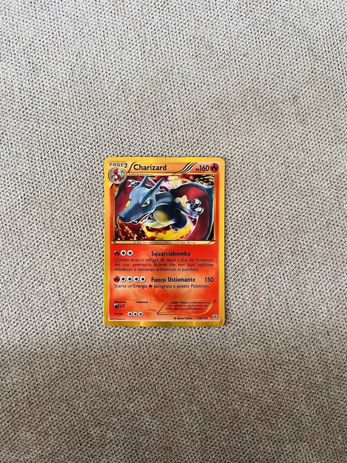 Charizard 136/135 Holo Secret Rare Plasma Storm Pokemon