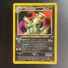 Tyranitar 31/75 - Neo Discovery Unlimited - Rare - Vintage WOTC Pokemon NM MINT