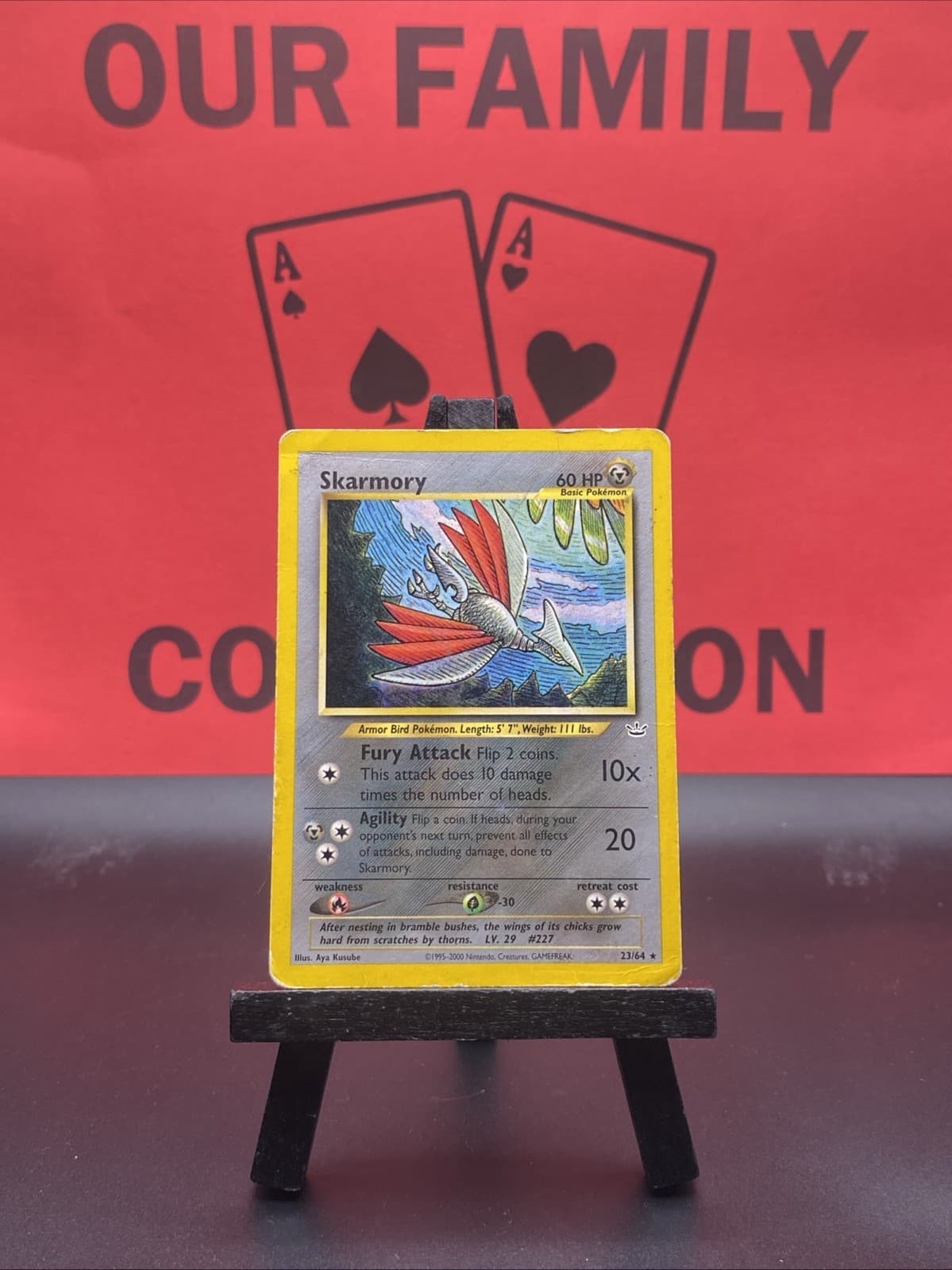 Skarmory 23/64 Neo Revelation 1999 WOTC Non Holo Rare Pokemon Card