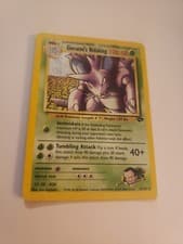 Gym Challenge 1st Edition Giovanni’s Nidoking Holo #7/132 WOTC Pokémon Card