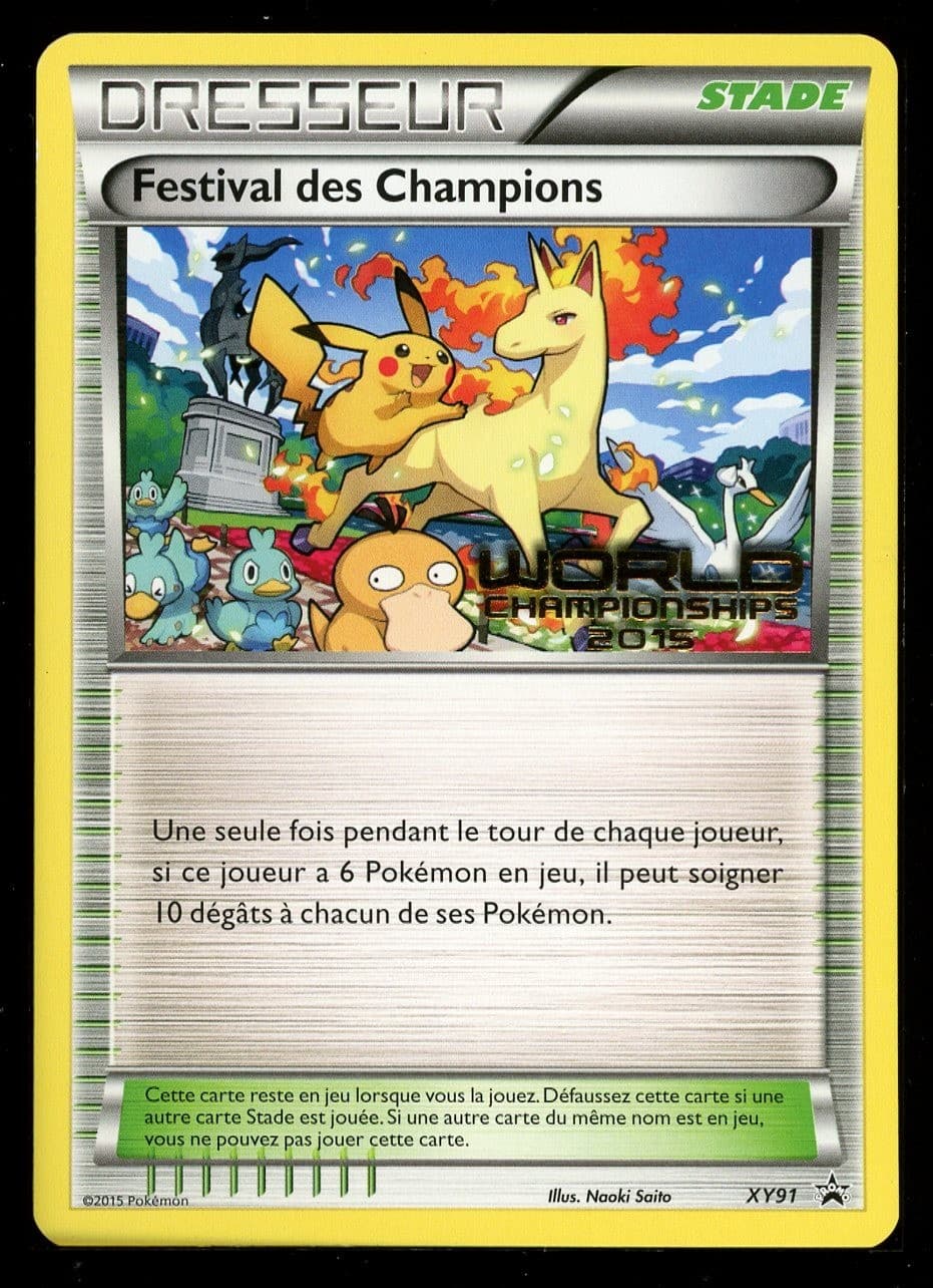 Pokemon Worlds 2015 French Champions Festival (Festival des Champions) XY91